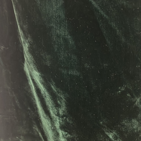 DOLCE & GABANA green velvet midi skirt size 42 - Picture 4 of 14